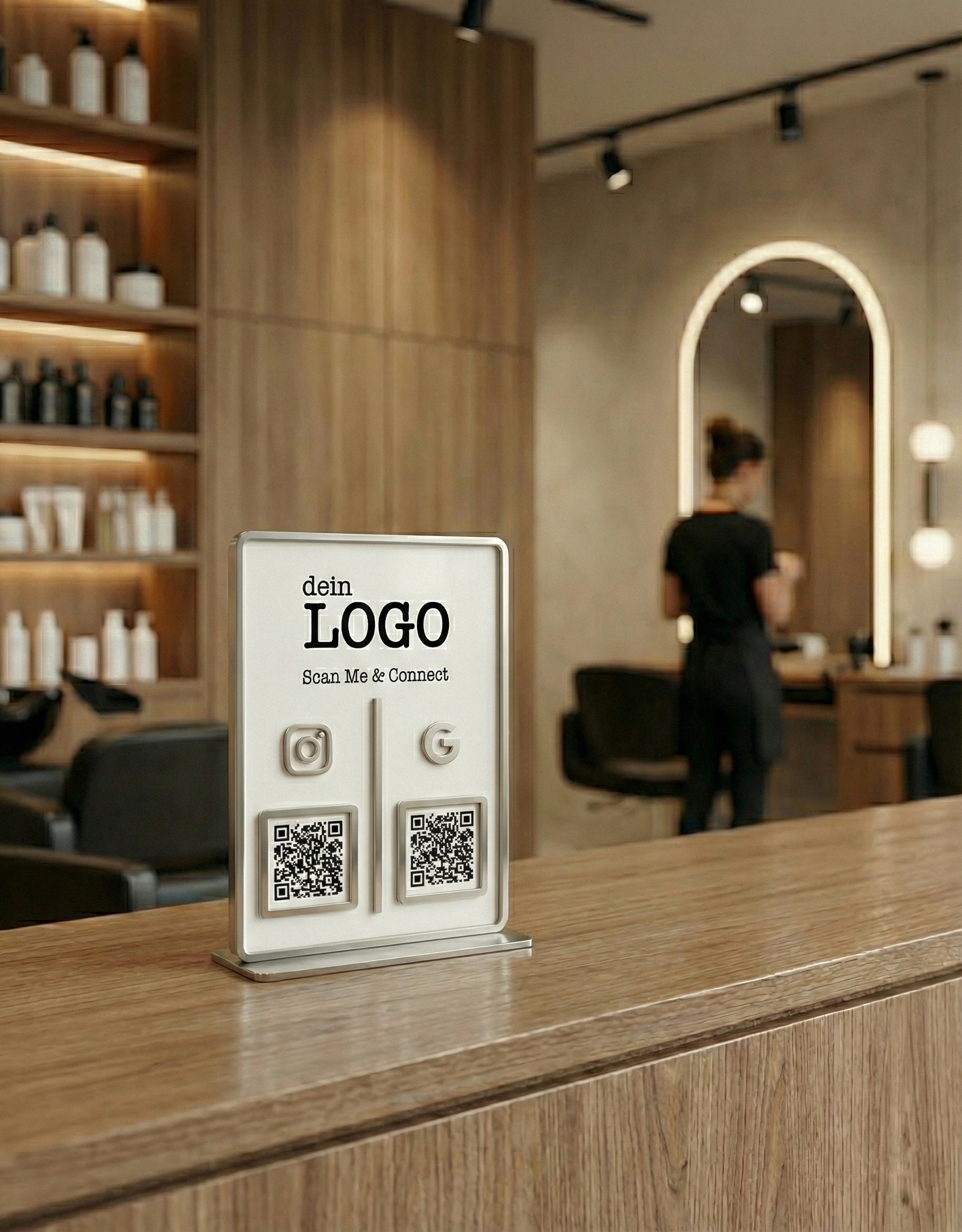 Beispiel Tresenschild Größe M