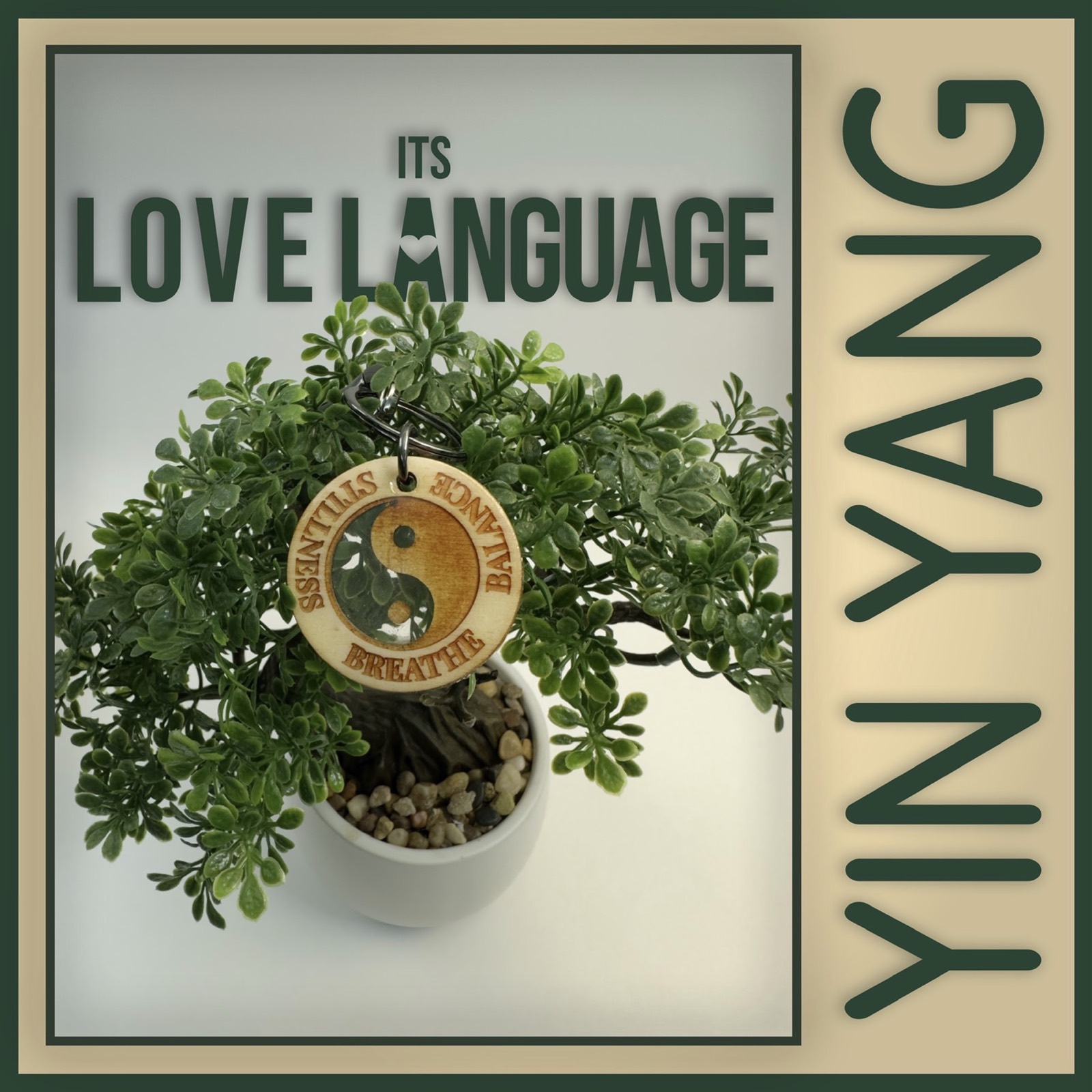 Yin Yang Keychain Vorderseite